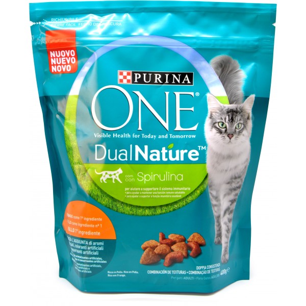 ONE DUAL NATURE CAT POLLO GR.400